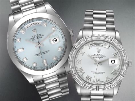 rolex day date platin diamant|rolex platinum day date 36mm.